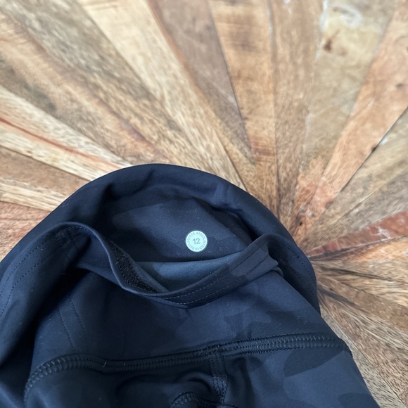 lululemon athletica Black Camo High-Rise Bike Shorts - Picture 3 of 3